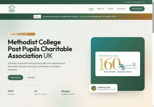 Methodist College Colombo Past Pupils website screenshot